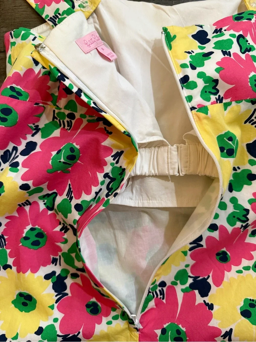 Lilly Pulitzer Avaline Dress Doodle Bug Daisy Floral Size 6